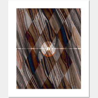 Abstract Wood Texture Pattern Posters and Art